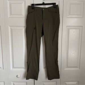 Duluth Trading Pants Womens 8x29 Green Hiking Stretch Outdoor Trail Gorpcore